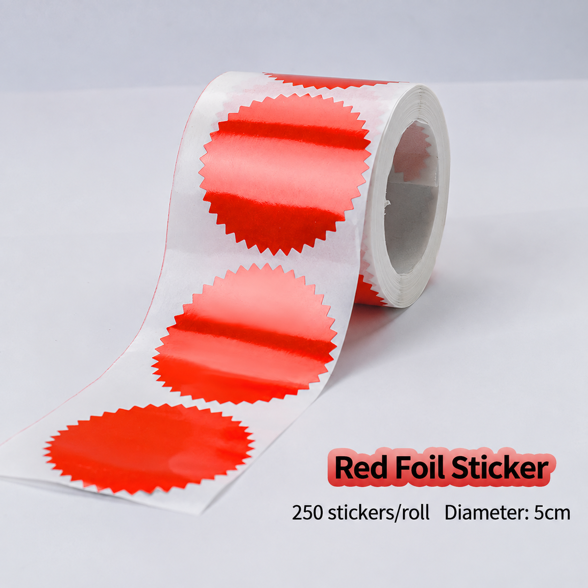 Foil Embossing Seal Stickers