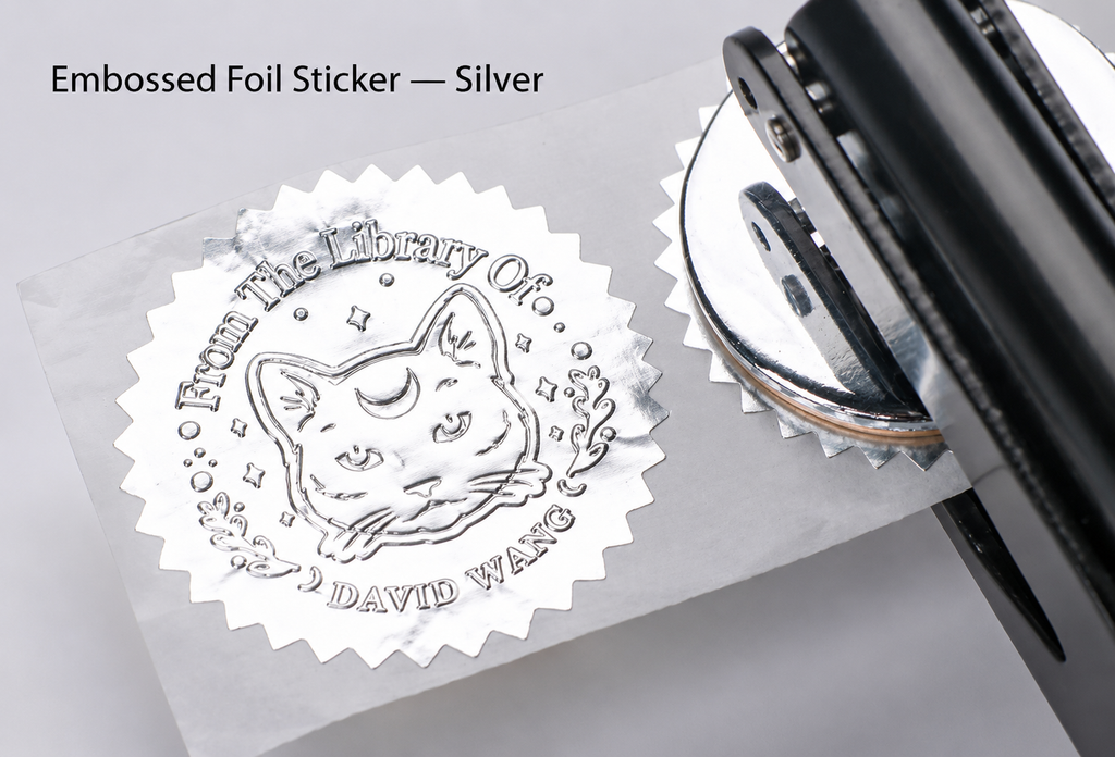 Foil Embossing Seal Stickers