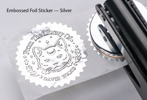 Foil Embossing Seal Stickers