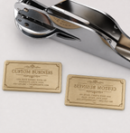Custom Copper Embossing Plate