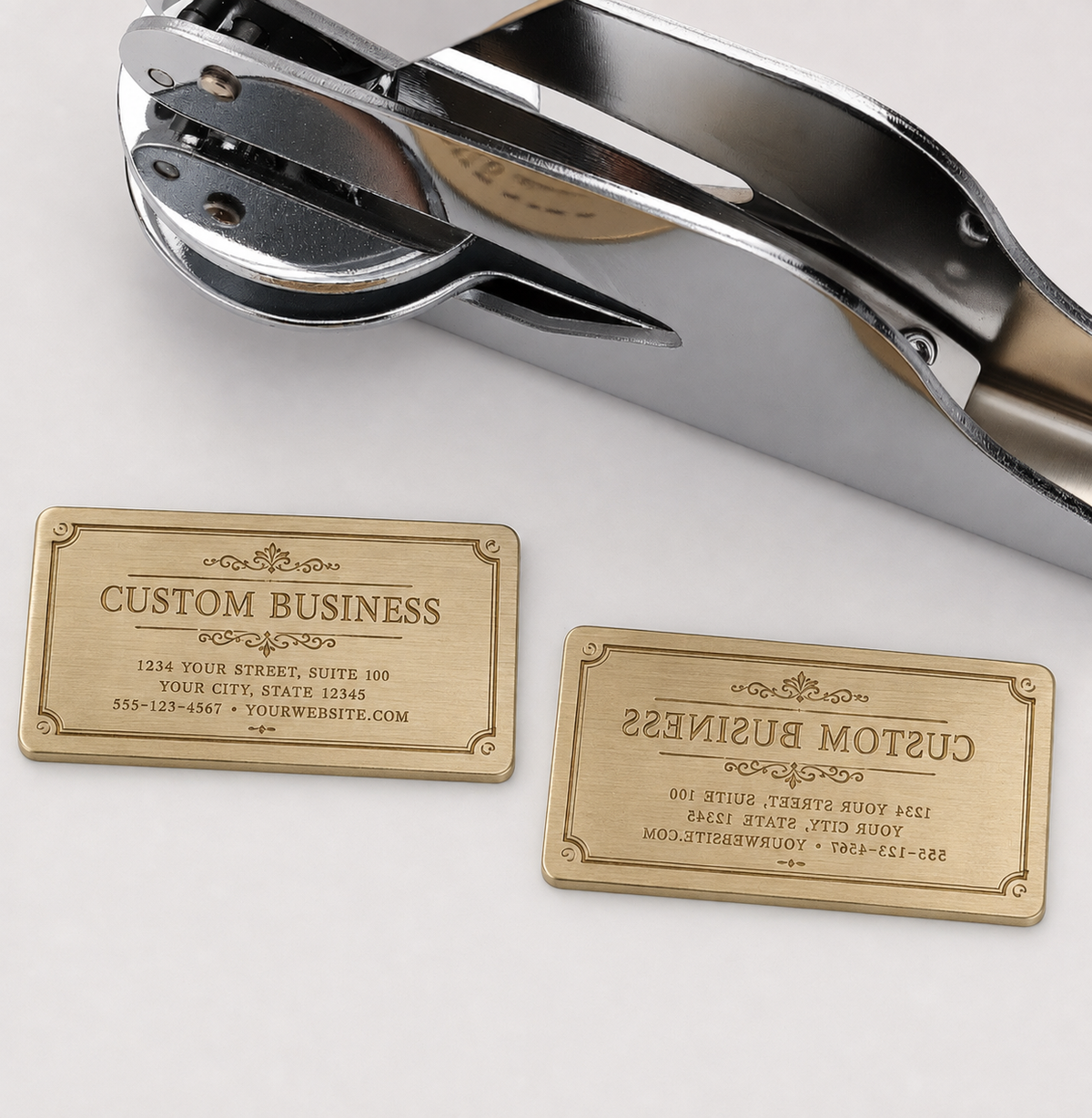 Custom Copper Embossing Plate